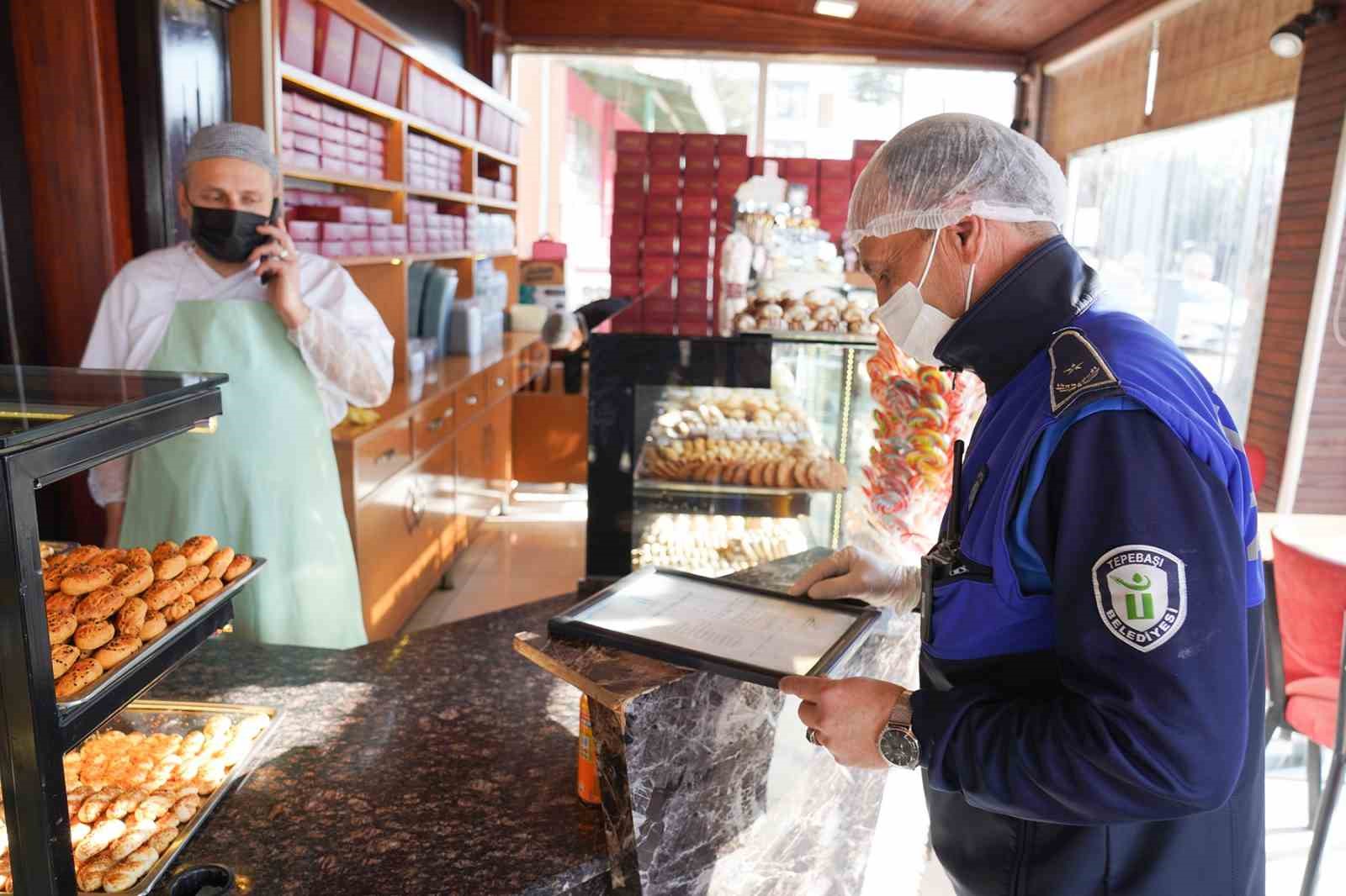 Tepebaşı’nda zabıtadan Ramazan denetimi