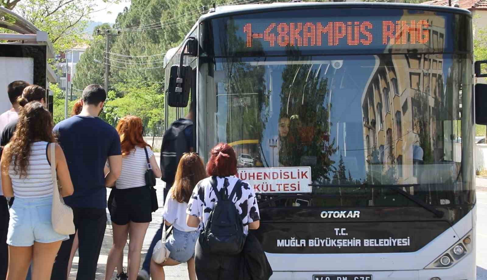Muğla genelinde üniversite öğrencilerine ulaşım 1 TL