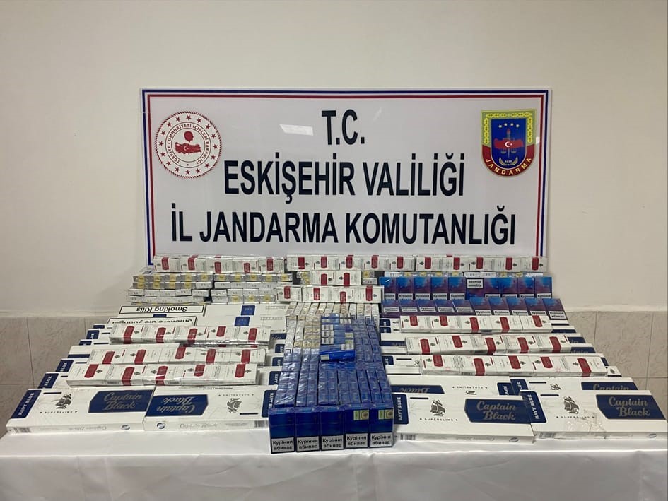 Kaçak sigara sattığı belirlenen şüpheli yakalandı