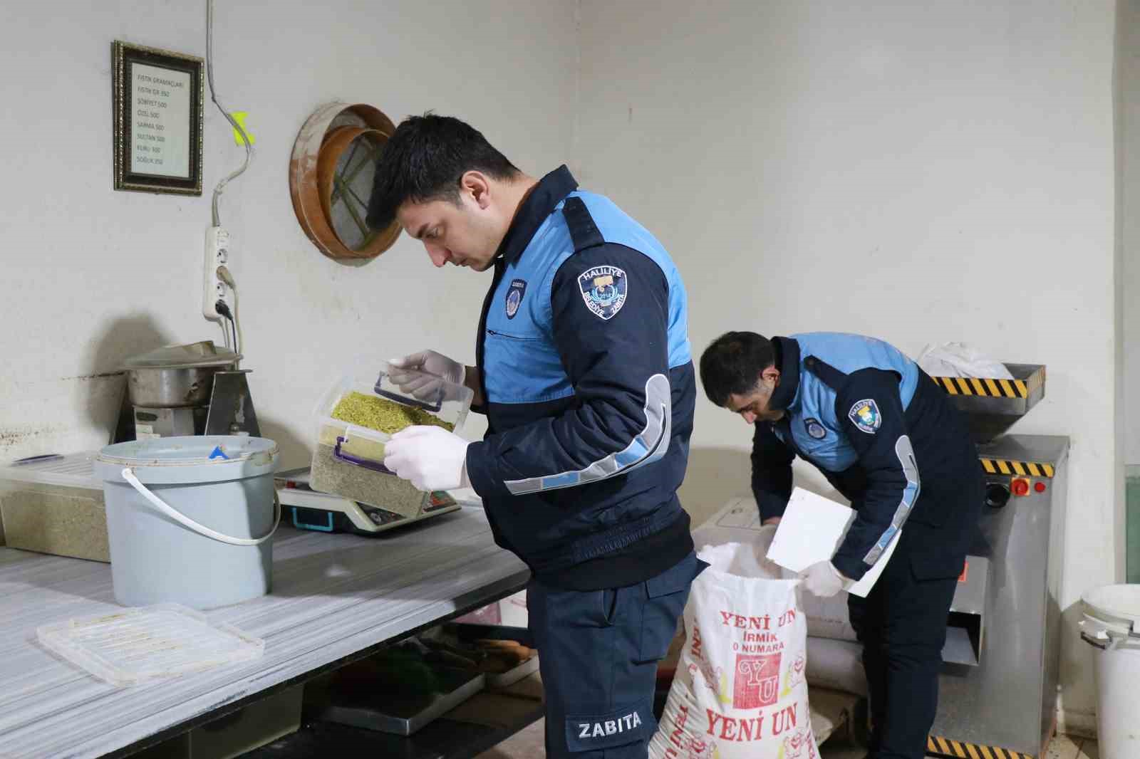 Zabıtadan tatlıcılara ramazan denetimi