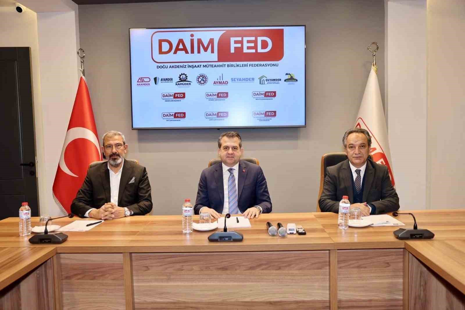 DAİMFED Başkanı Karslıoğlu: 