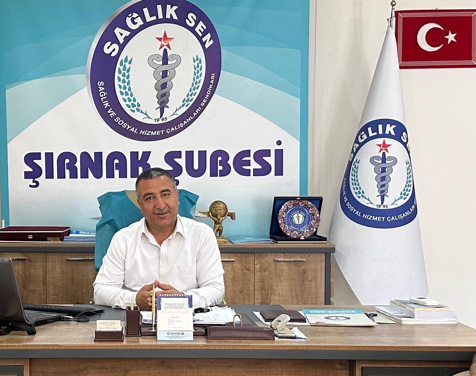 Şırnak’ta branş doktorunun tehdit edilmesine Sağlık-Sen’den tepki