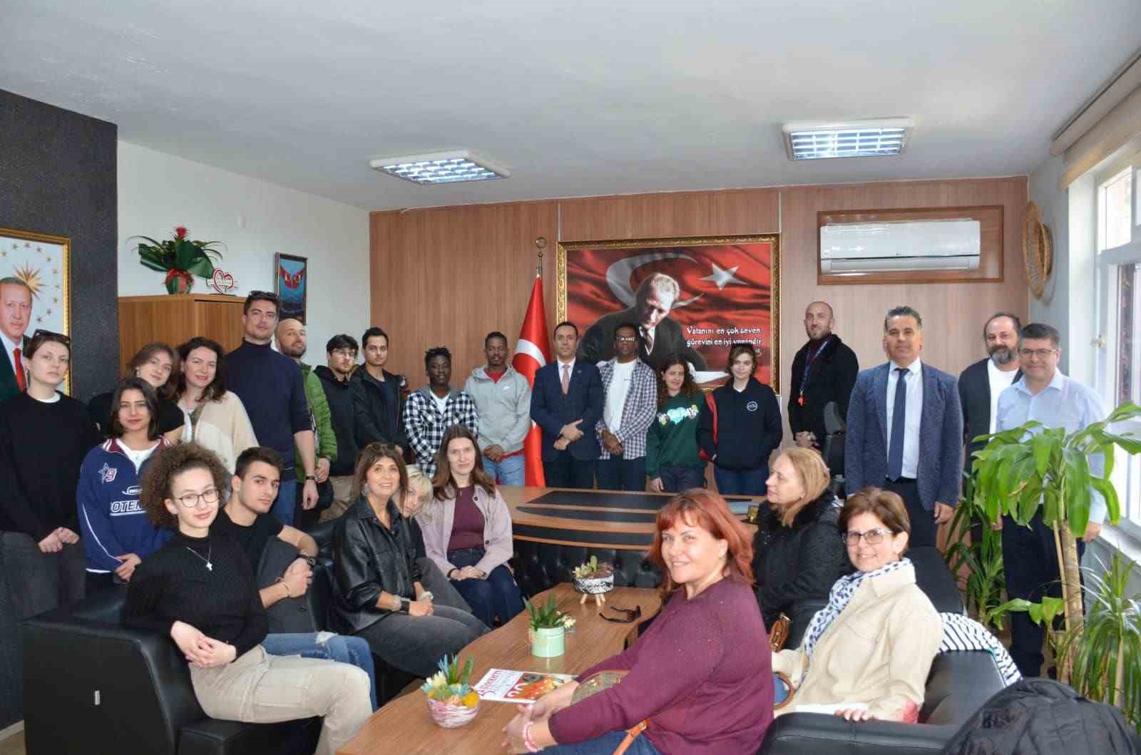 Dalaman İlçe Milli Eğitim Müdürü Avcı, yurtdışından gelen eğitimcileri ağırladı
