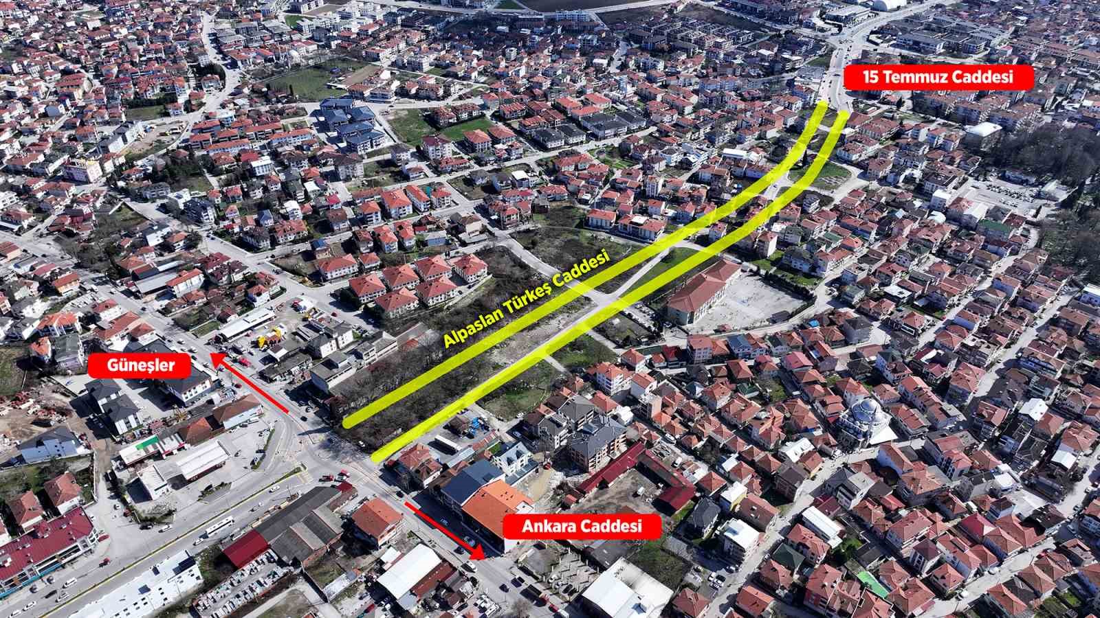 Şehrin o bölgesindeki trafik sorunu rahatlatacak proje