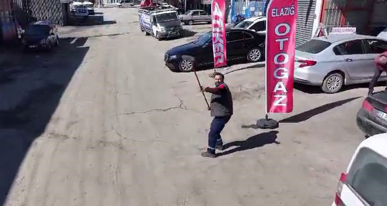 ‘Dron gören masum işçi’ neye uğradığını şaşırdı