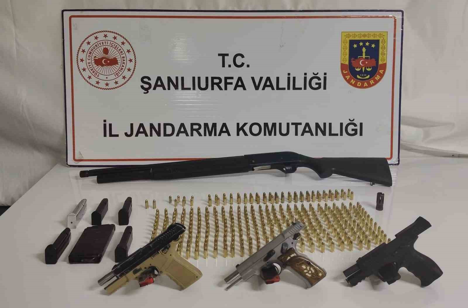 Şanlıurfa’da ruhsatsız silah operasyonu: 6 gözaltı
