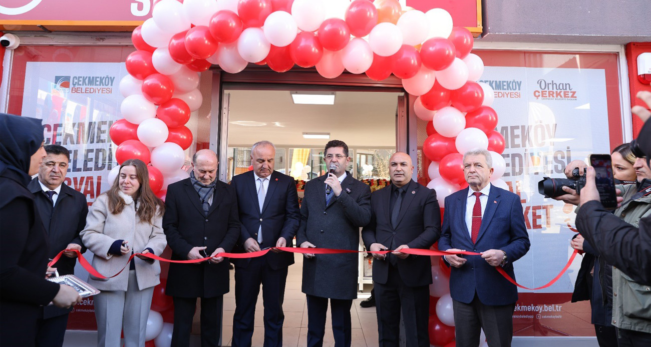 Çekmeköy Belediyesi Sosyal Market hizmete açıldı