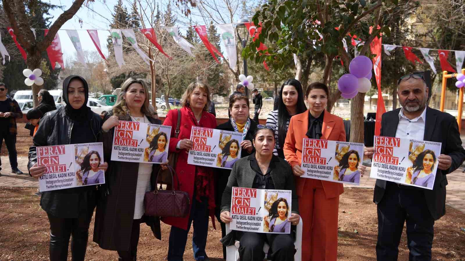 Feray Şahin’in adı Şehitkamil Parkı’nda yaşatılacak