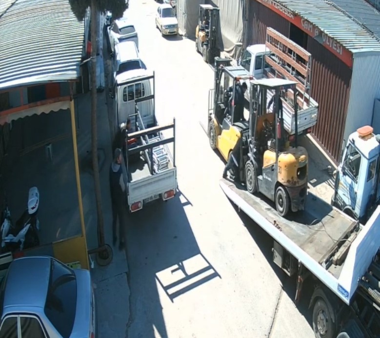 Edirne'de forklift kazasında 1 kişi feci şekilde hayatını kaybetti