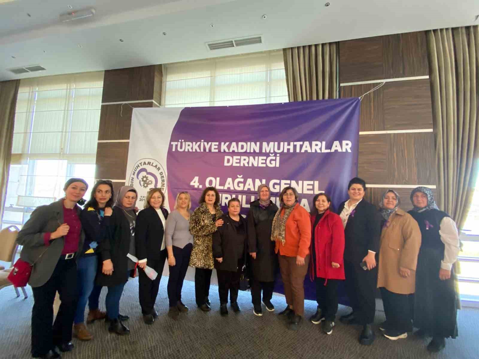 Manisalı kadın muhtarlar Ankara’da birlik ve dayanışma mesajı verdi