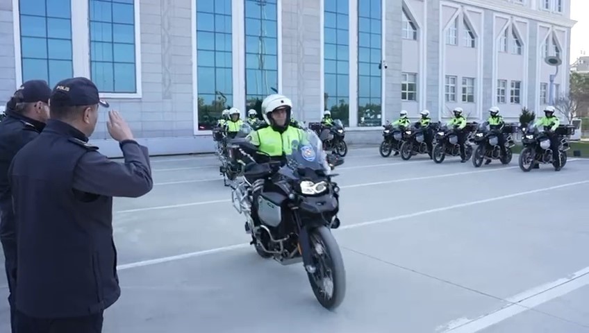 Samsun’da 11 yeni motosikletli Şahin ekibi göreve başladı