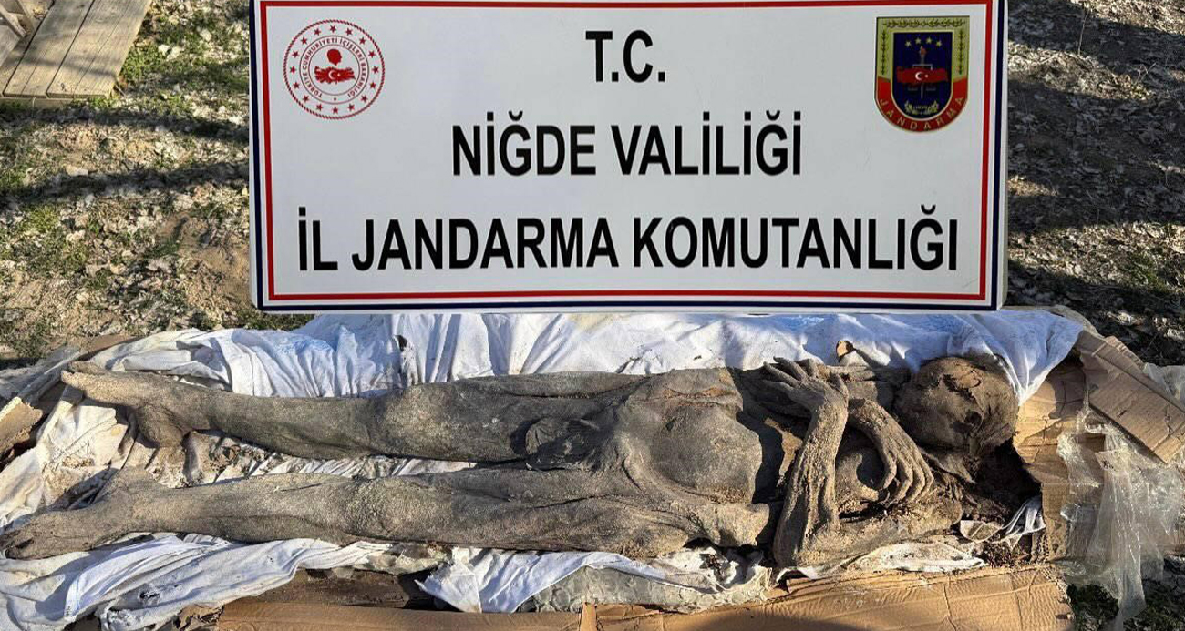 Niğde’de mumya operasyonu: 6 gözaltı