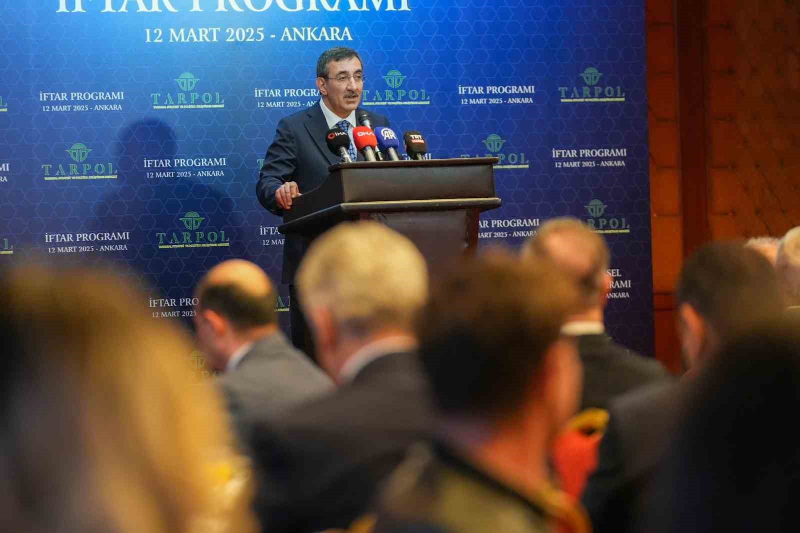 Cumhurbaşkanı Yardımcısı Yılmaz: 
