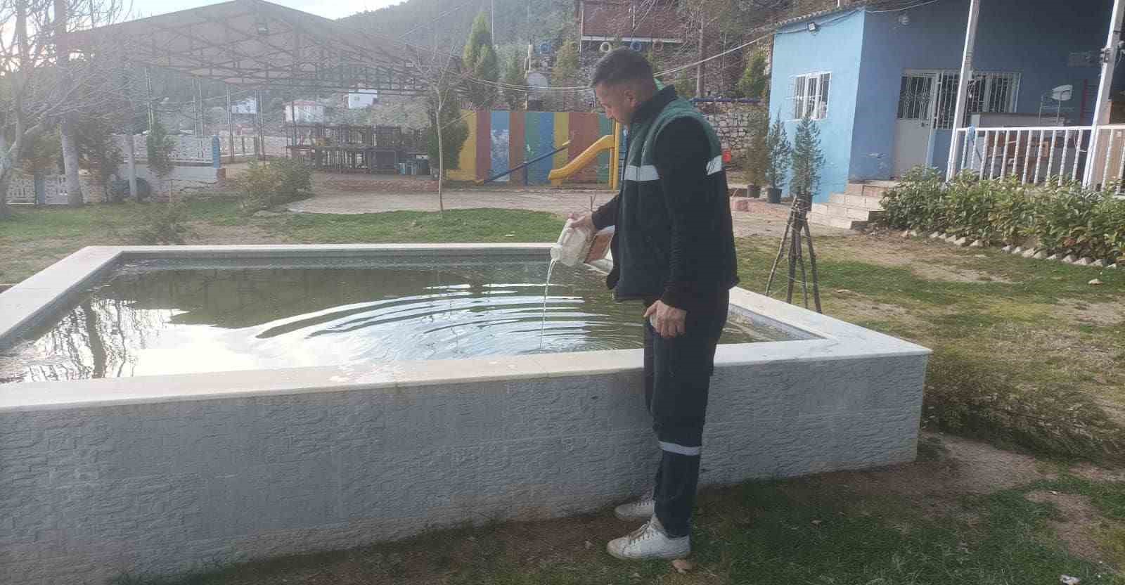Karacasu’da sivrisinekle mücadele başladı