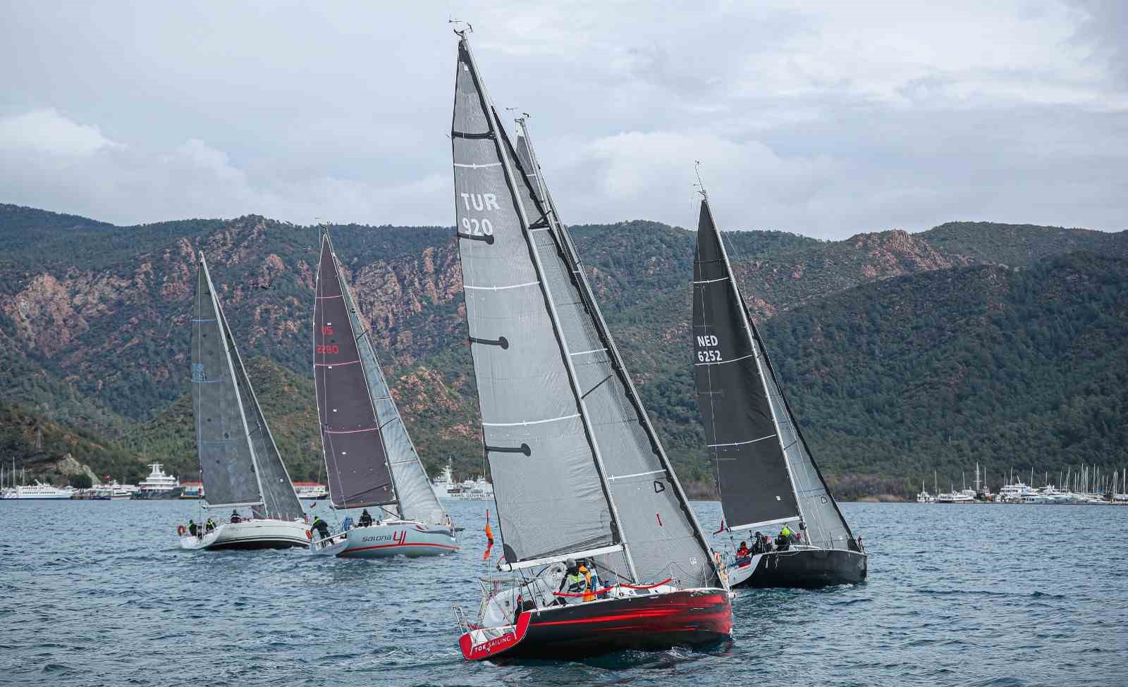 Marmaris MIYC Kış Trofesi Yat Yarışları’nın 4. ayağı başladı