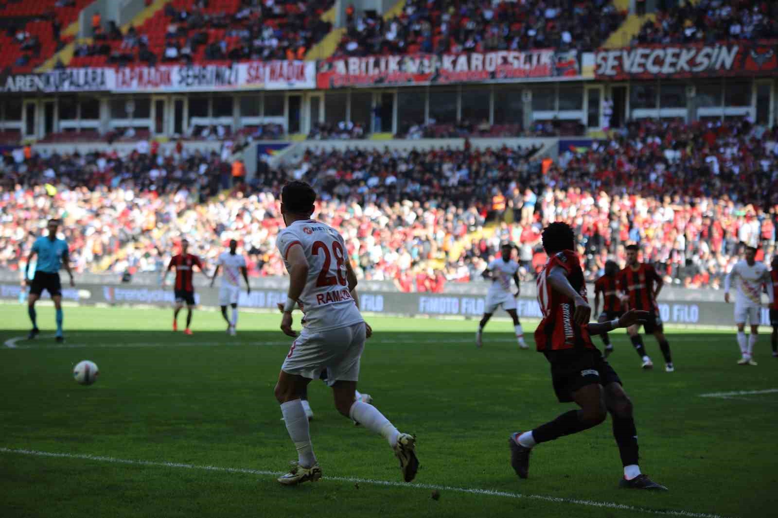 Trendyol Süper Lig: Gaziantep FK: 0 - Kayserispor: 0 (İlk yarı)