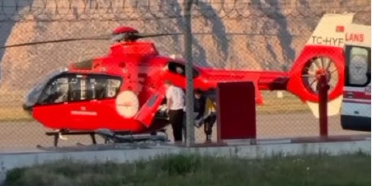 Şırnak’ta kalp krizi geçiren hasta ambulans helikopterle Diyarbakır’a sevk edildi