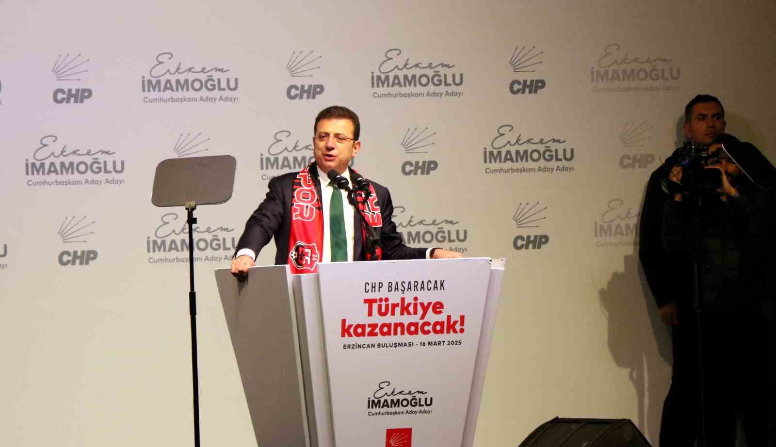 İmamoğlu, Erzincan’da konuştu