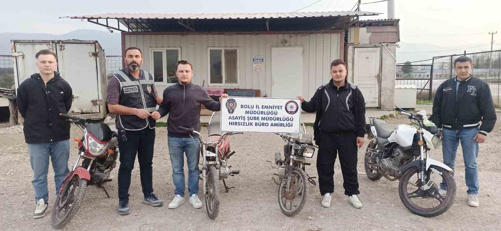 Bolu’da motosiklet hırsızlığı şüphelileri kıskıvrak yakalandı