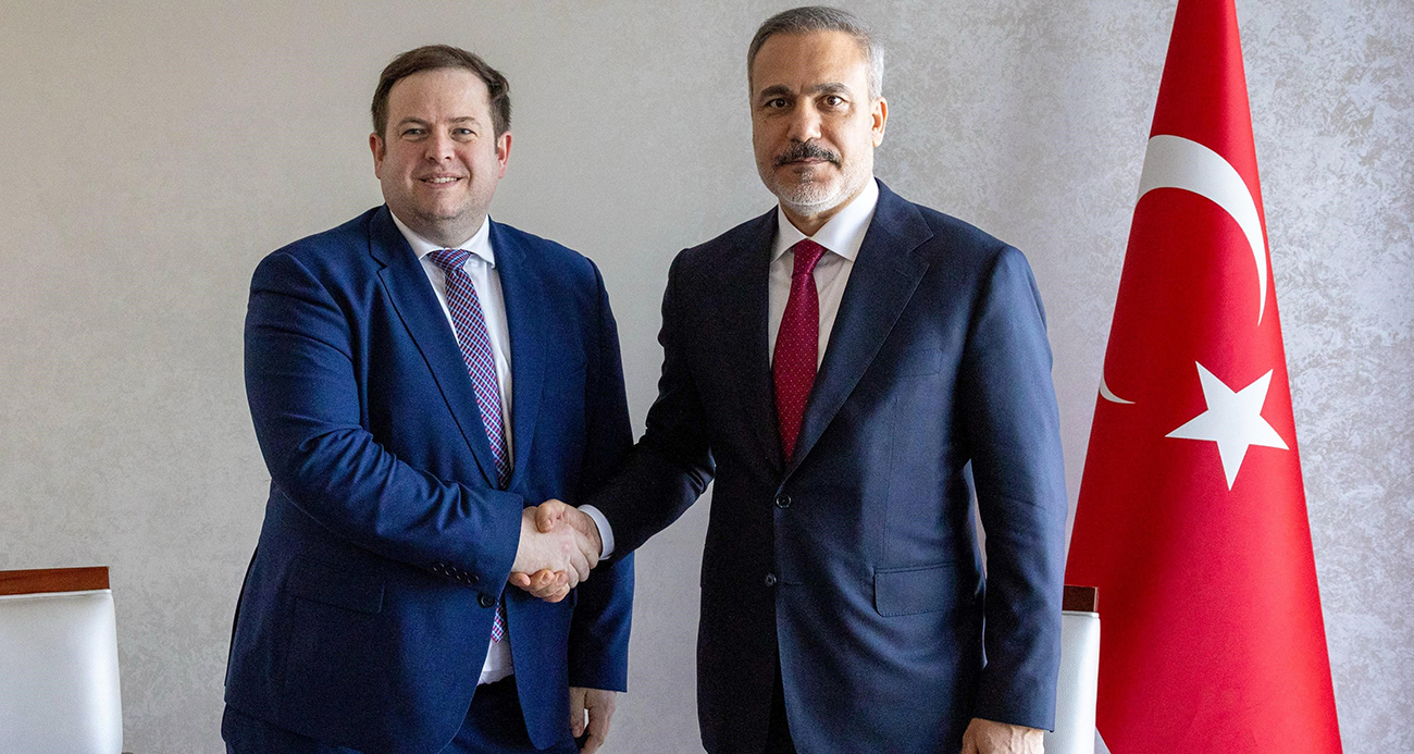 Bakan Fidan, İngiltere’nin Avrupa ve Kuzey Amerika’dan Sorumlu Devlet Bakanı Doughty’i kabul etti