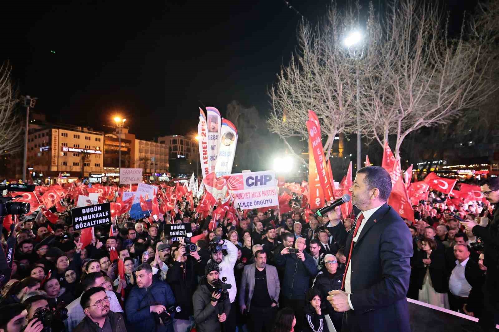 Denizli’de CHP’li belediye başkanlarından İmamoğlu’na tam destek