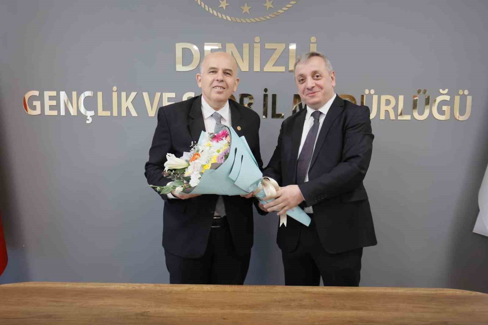 Denizli Gençlik ve Spor Müdürlüğünde bayrak değişimi
