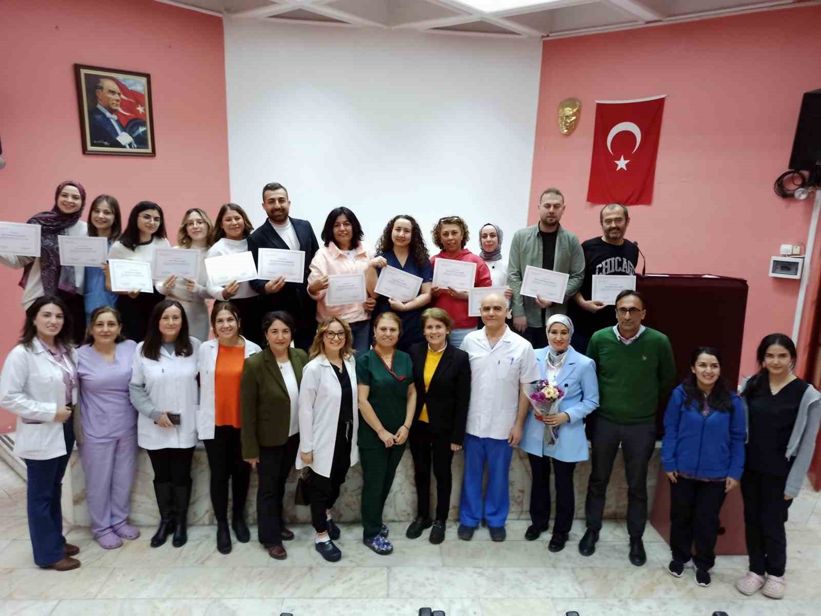 Aydın Devlet Hastanesi’ndeki eğitim programı sona erdi