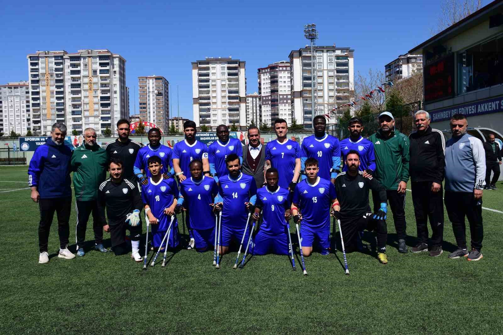 Şahinbey Ampute’den 9-0’lık farklı galibiyet