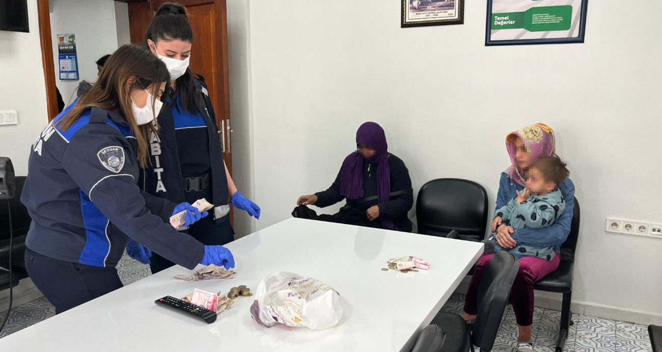 Zabıtayı gören dilencinin canı sıcak tahin istedi, diğerinin zulası çorabı çıktı