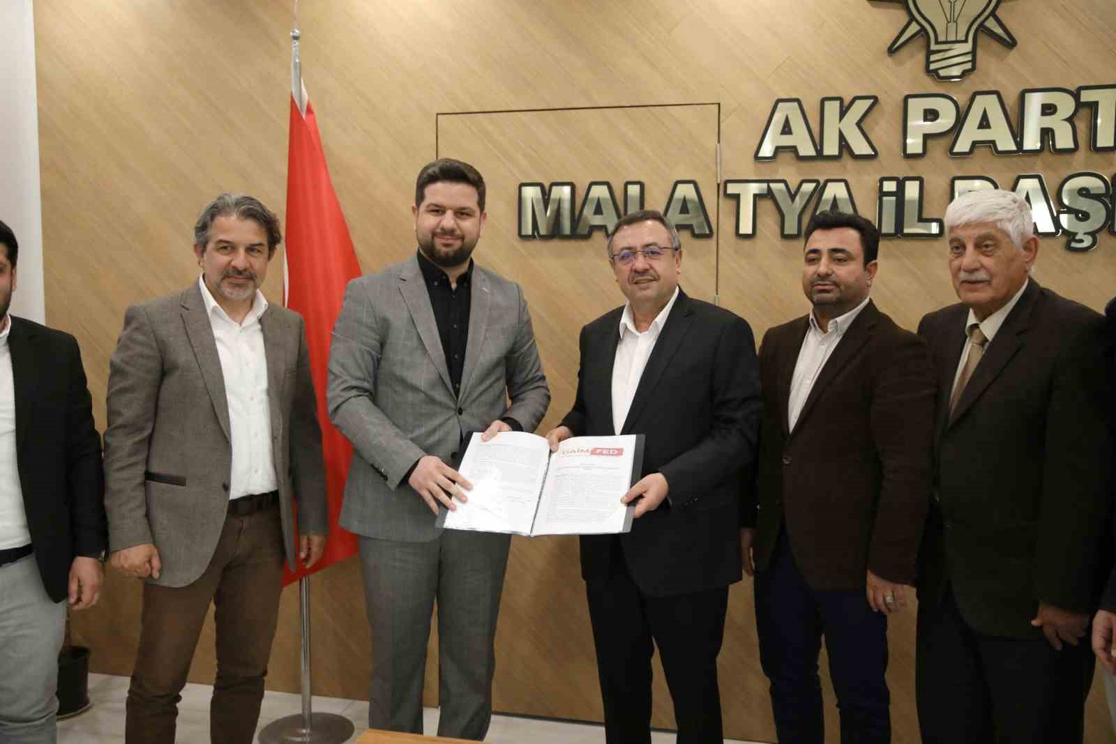 DAİMFED Malatya, AK Parti’ye rapor sundu