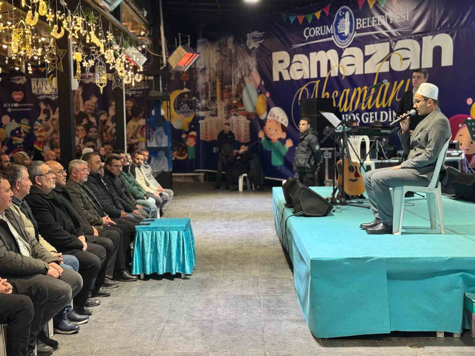 Çorum’da Ramazan akşamlarında müzik ve maneviyat buluşması