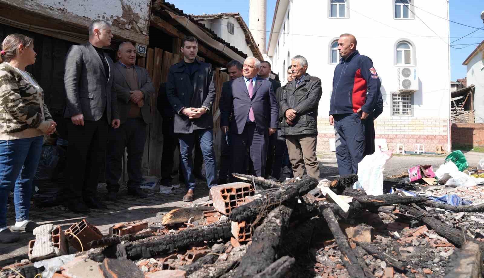 Erbaa Belediyesi yangın mağdurlarına sahip çıktı