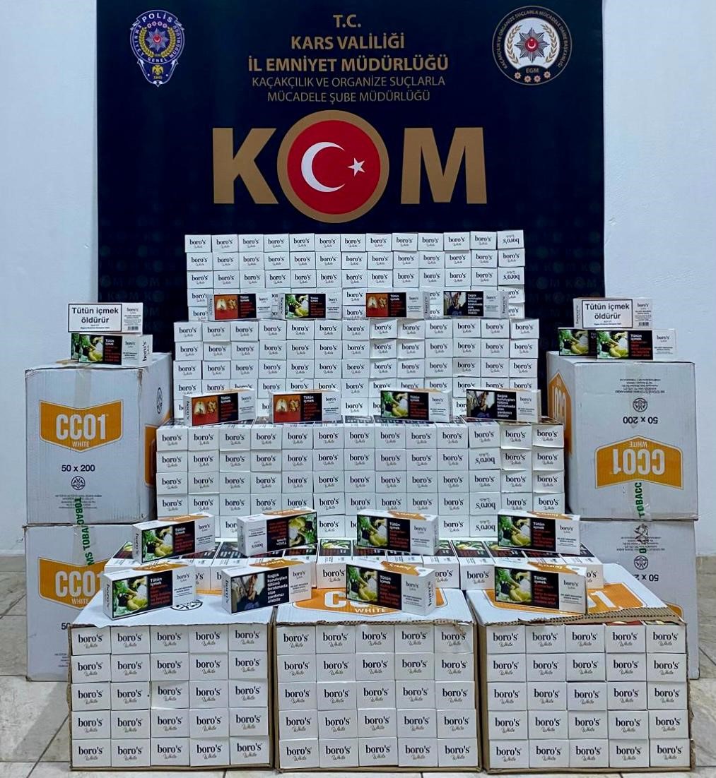 Kars ve Kağızman’da kaçakçılara operasyon