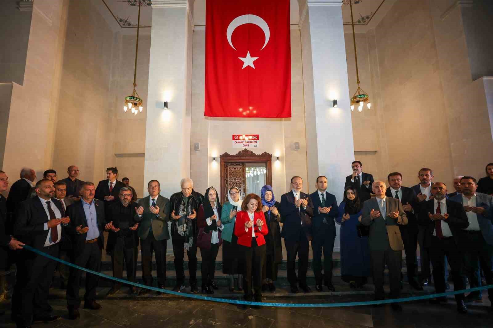 Yapımı tamamlanan Çanakçı Cami’nin resmi açılışı yapıldı