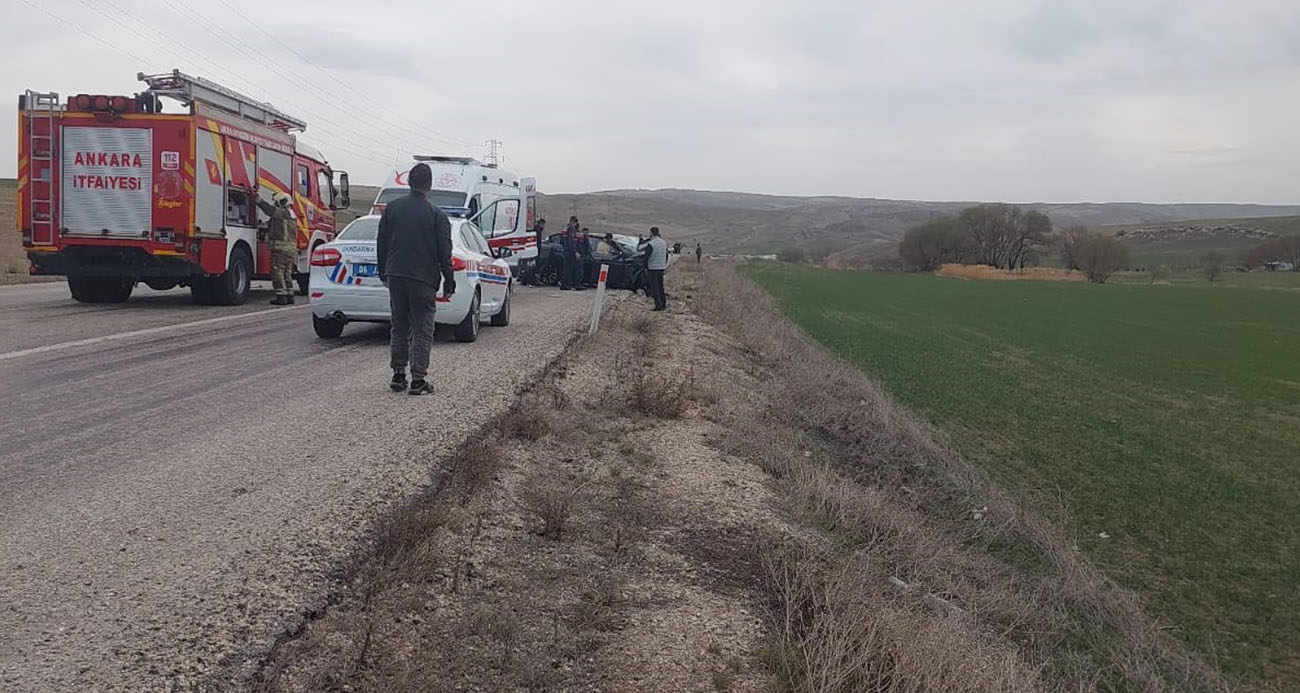 Ankara’da trafik kazası: 4 ölü, 3 ağır yaralı