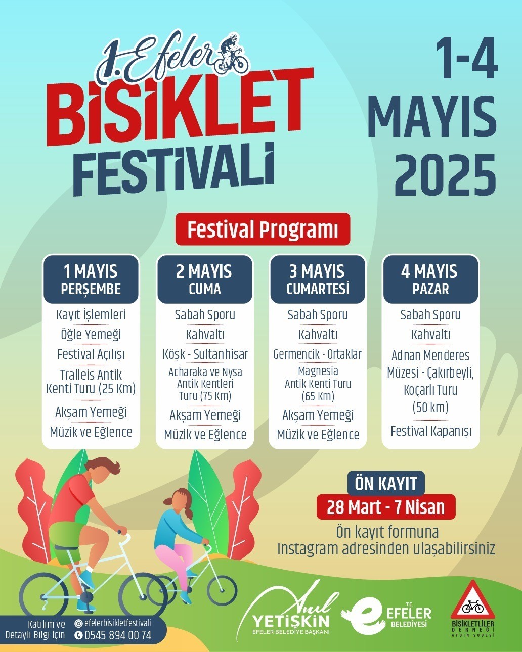 Efeler’de Bisiklet Festivali için geri sayım başladı