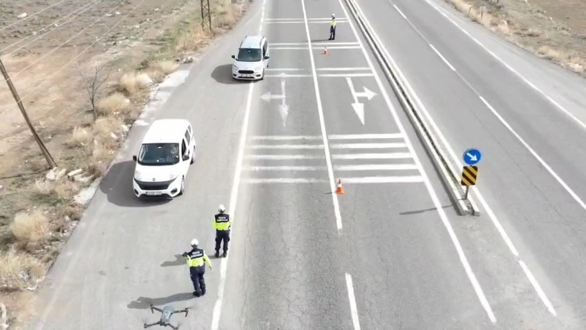 Ramazan Bayramı’nda trafik güvenliği için dron destekli denetimler arttı