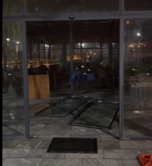 Koçarlı Millet Bahçesi fırtınada zarar gördü