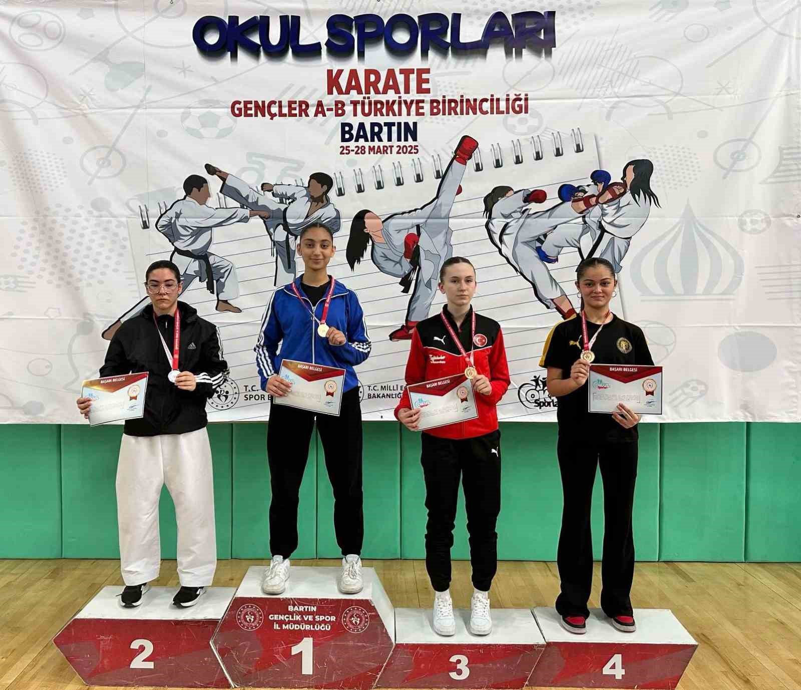 Kayserili sporculardan Bartın’da 4 madalya