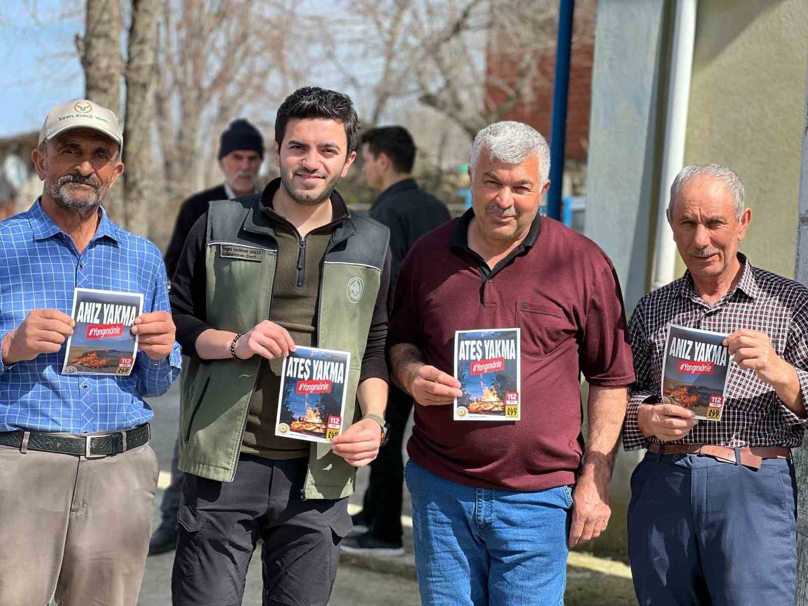 Taşova’da ekiplerden orman yangınları konusunda bilgilendirme: 