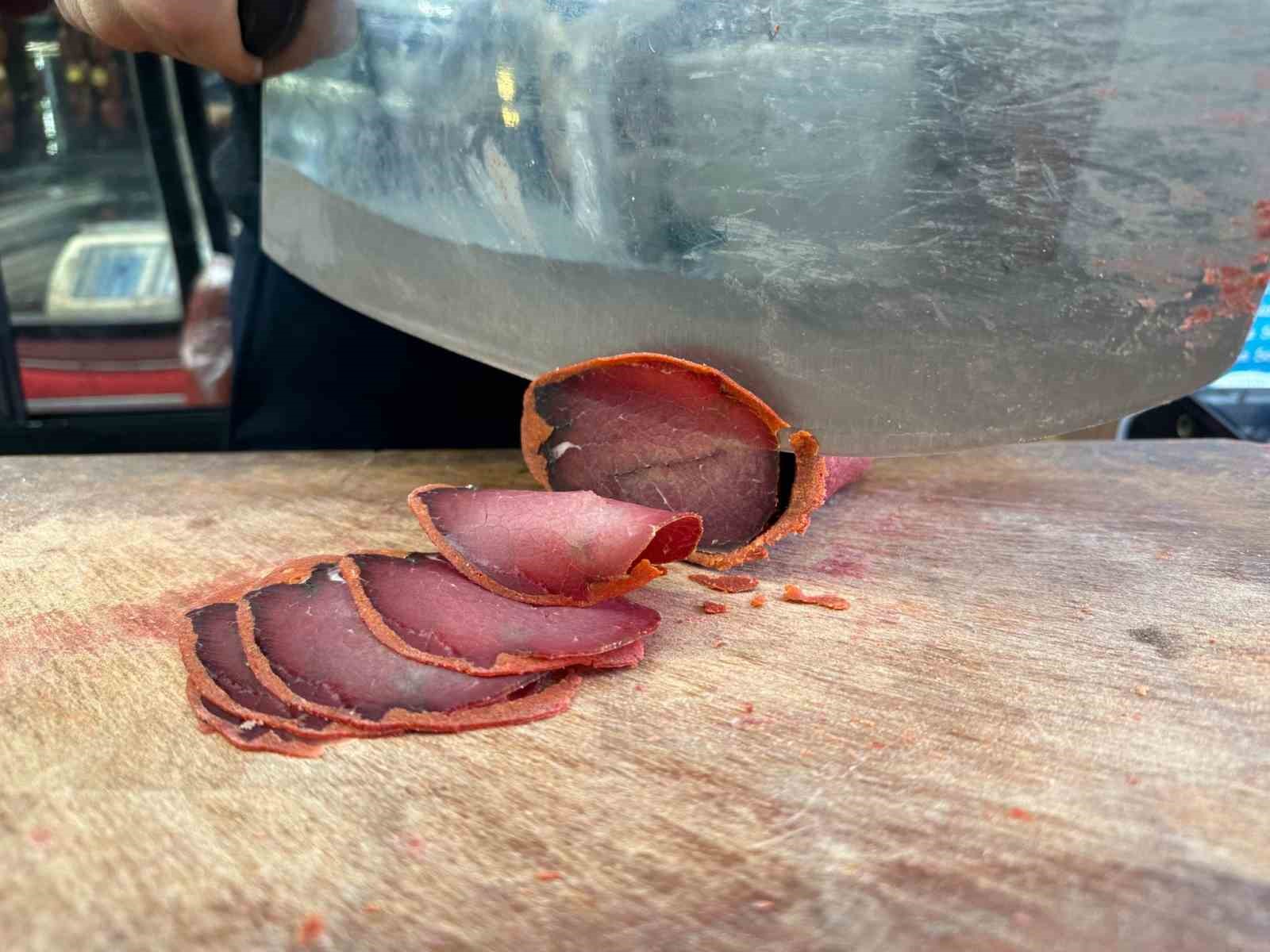 Pastırmacılara bayram dopingi