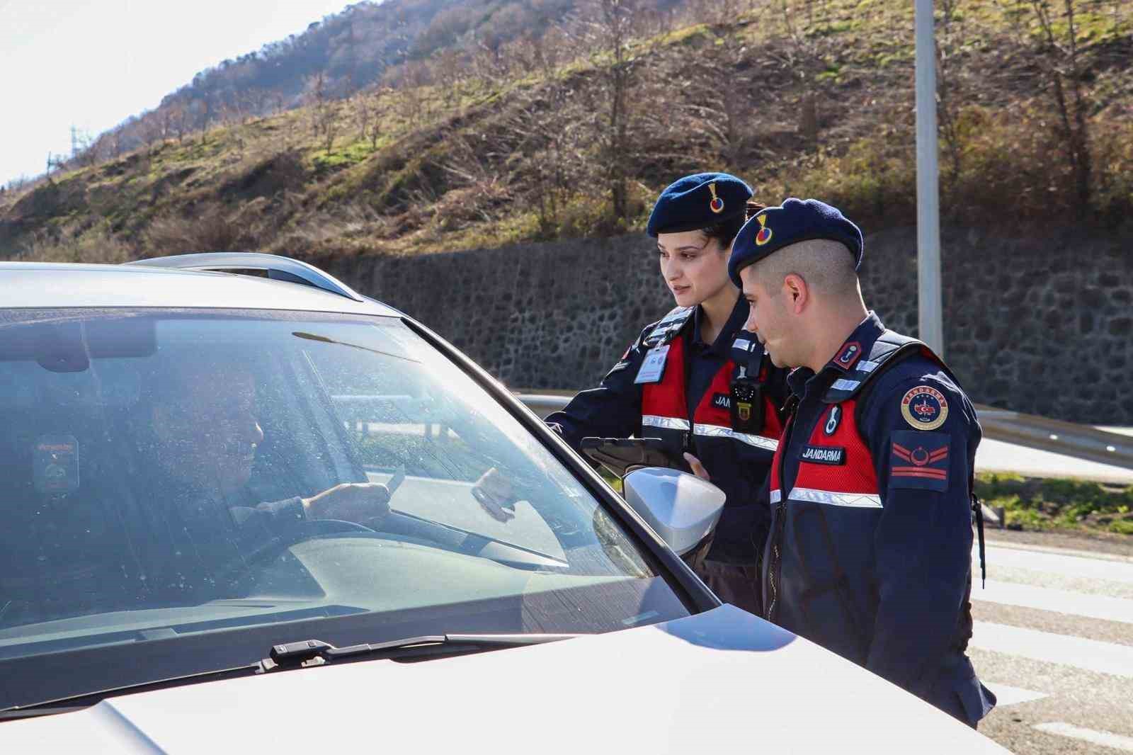 Ordu’da jandarma 1 haftada 43 bin kişiyi sorguladı