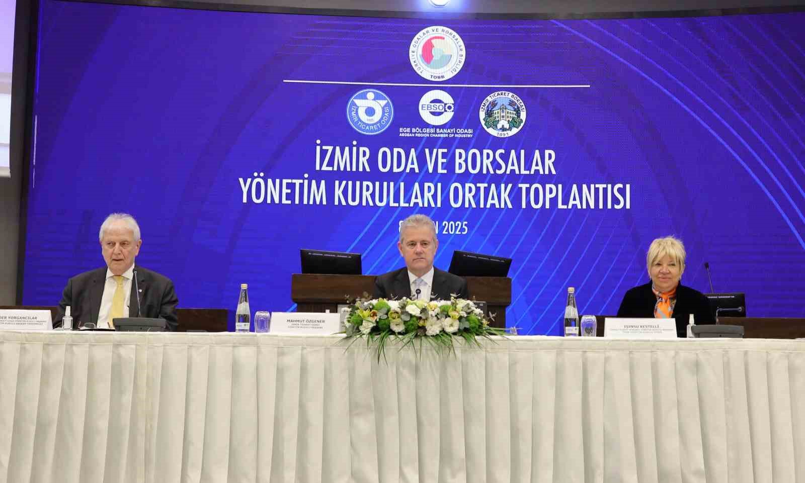 Oda ve borsalar ’İzmir’ için buluştu