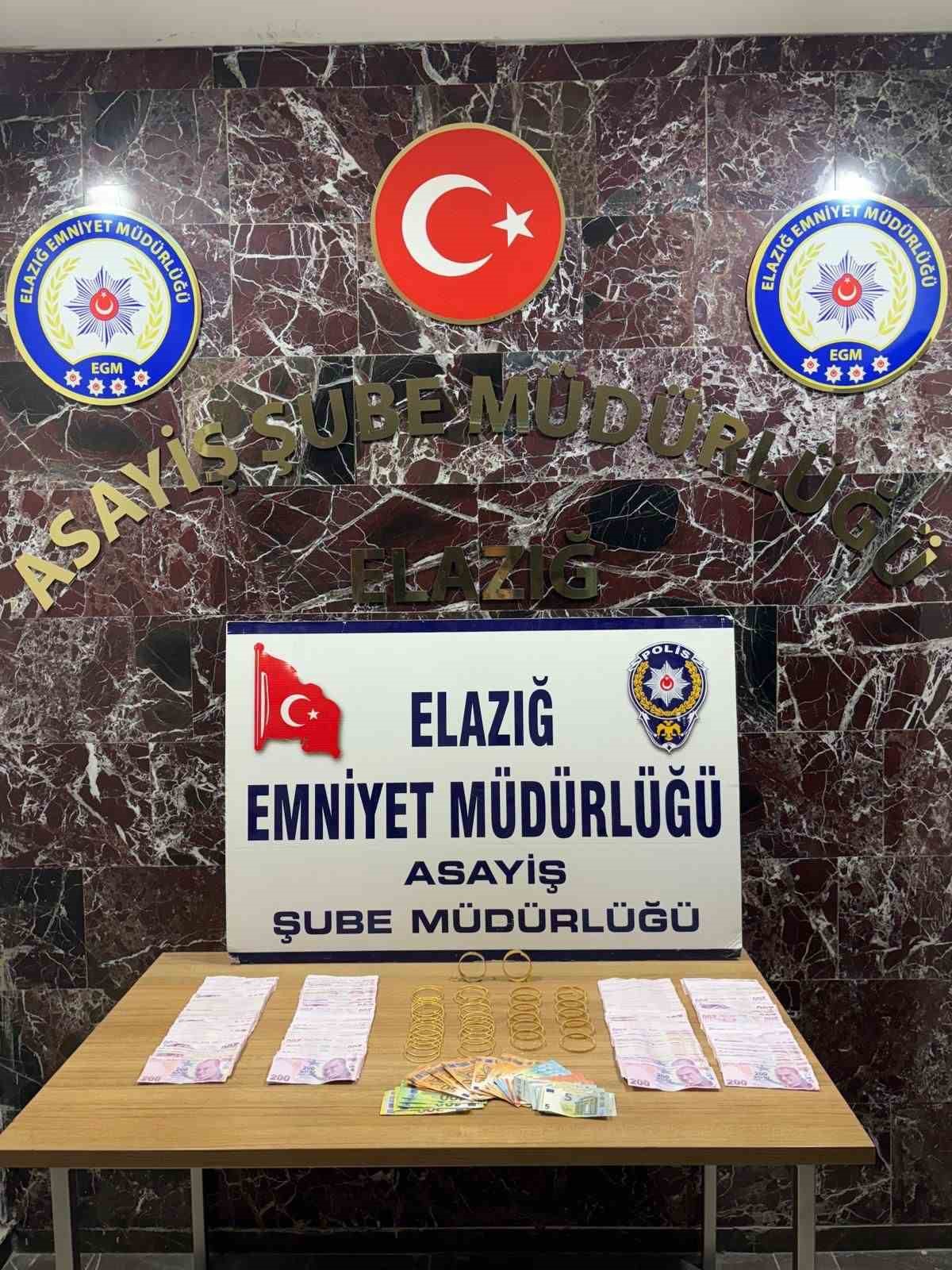 Elazığ ve Diyarbakır’da 5 kuyumcuya sahte altın satan 4 zanlı yakalandı