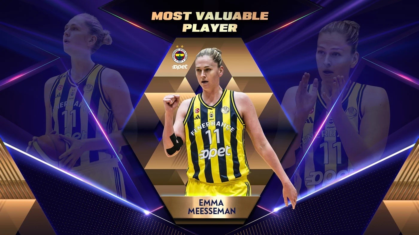 Kadınlar Euroleague’de sezonun MVP’si üst üste 3. kez Emma Meesseman