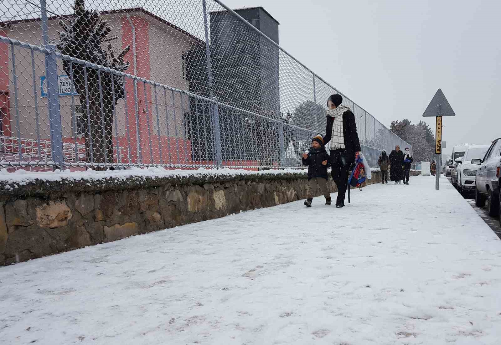 Erzincan ilkbaharda kışı yaşıyor