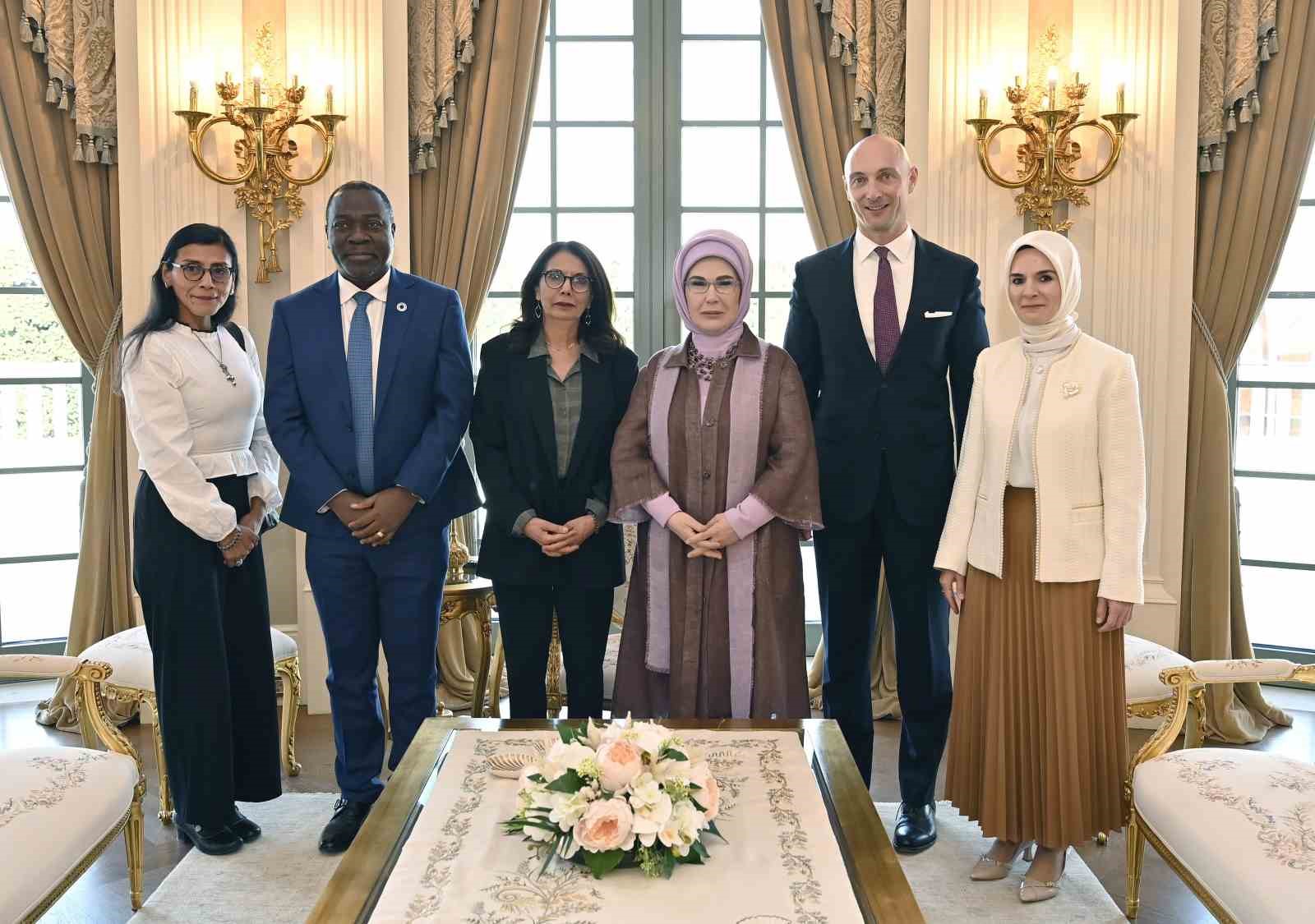 Emine Erdoğan, BM Genel Sekreteri Çocuklara Yönelik Şiddet Özel Temsilcisi M’jid ile görüştü