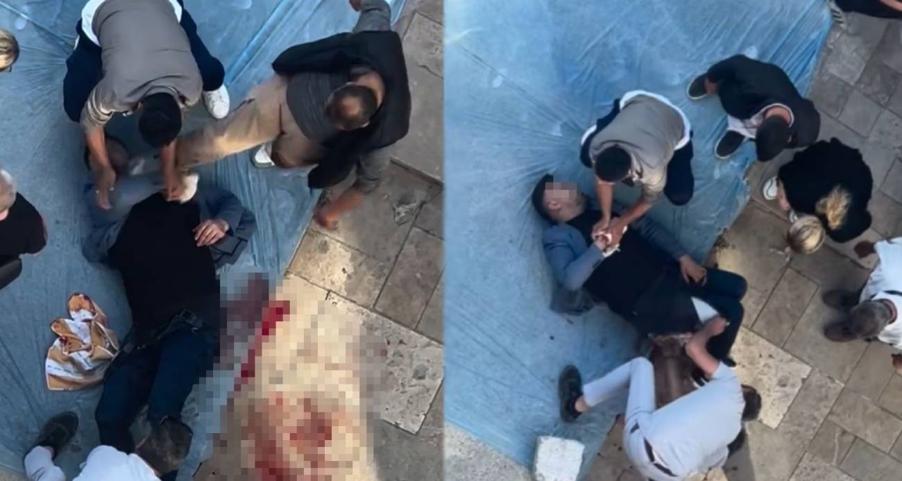 Silahla vurduğu yaralıya yerde yatarken tekme attı