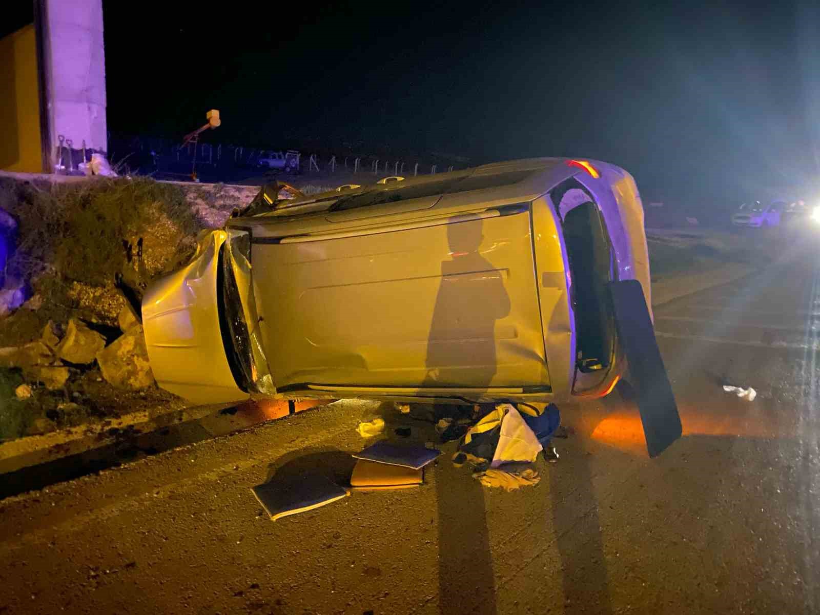 Haymana’da başıboş eşekler kazaya sebep oldu: 4 yaralı