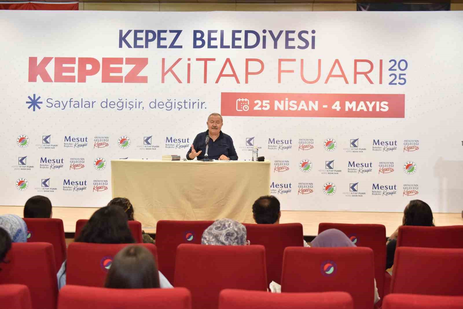 Kepez Kitap Fuarı’nda usta şair Erbaş: 